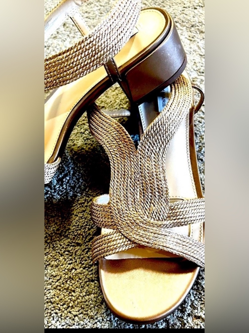 NWT gold sandals!